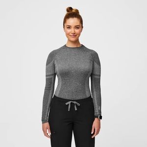 Figs Salta Performance Underscrub Long Sleeve Seamless Shirt Top